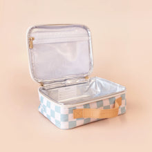 Load image into Gallery viewer, Sage Check Mini Lunch Bag