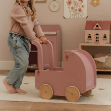 Load image into Gallery viewer, Wooden Doll Pram