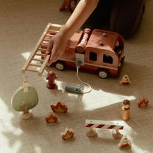 Load image into Gallery viewer, Wooden Fire Truck Set