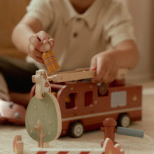 Load image into Gallery viewer, Wooden Fire Truck Set