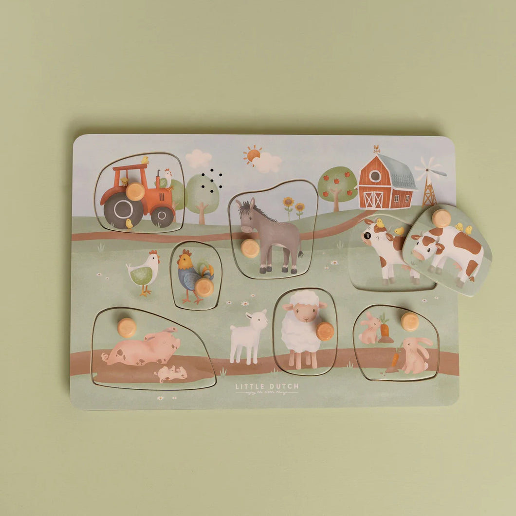 Little Farm Wooden Sound Puzzle