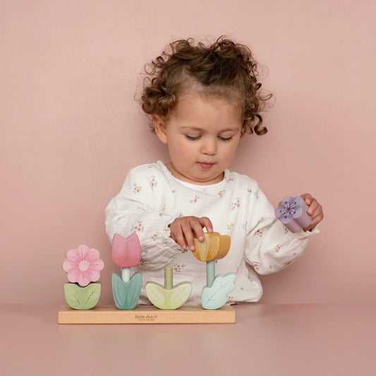 Fairy Garden Stacking Flower Puzzle