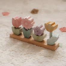 Load image into Gallery viewer, Fairy Garden Stacking Flower Puzzle