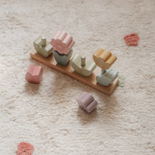 Load image into Gallery viewer, Fairy Garden Stacking Flower Puzzle