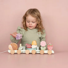 Load image into Gallery viewer, Fairy Garden Stacking Train Hedgehog