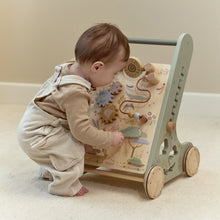 Load image into Gallery viewer, Safari Friends Wooden Baby Activity Walker