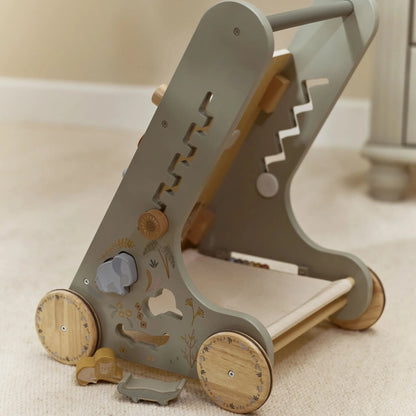 Safari Friends Wooden Baby Activity Walker