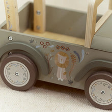Load image into Gallery viewer, Safari Friends Wooden Push Safari Car