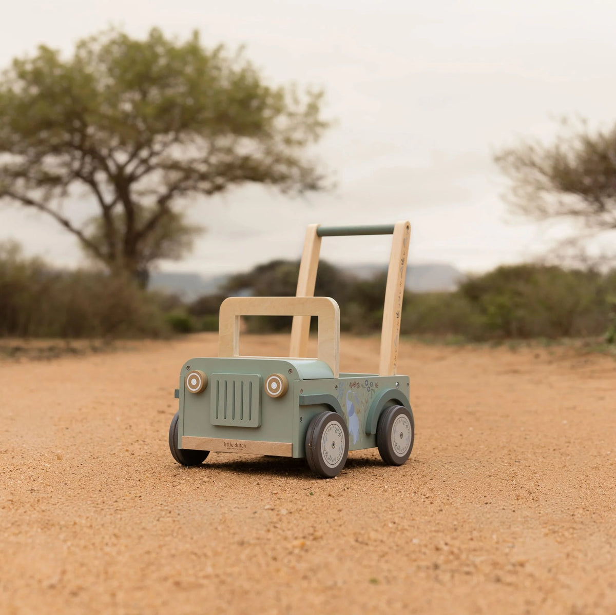 Safari Friends Wooden Push Safari Car
