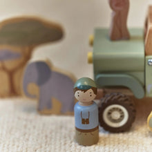 Load image into Gallery viewer, Safari Friends Wooden Safari Car with Animals