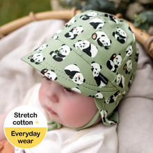 Load image into Gallery viewer, Legionnaire Flap Sun Hat - Panda