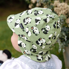 Load image into Gallery viewer, Legionnaire Flap Sun Hat - Panda