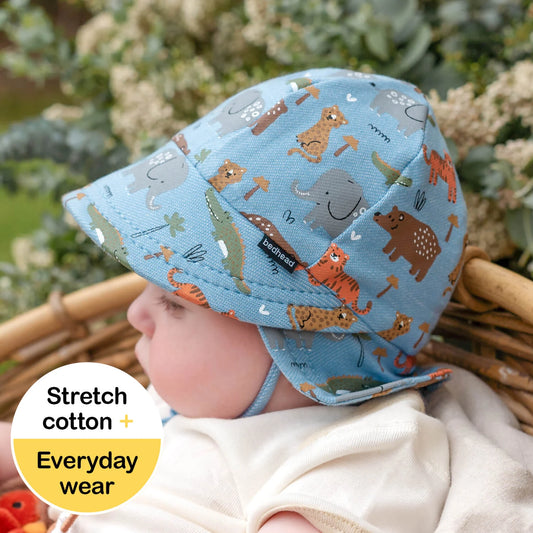 Legionnaire Flap Sun Hat - Safari SIZE 0-3M