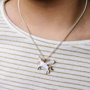Flying Unicorn Necklace