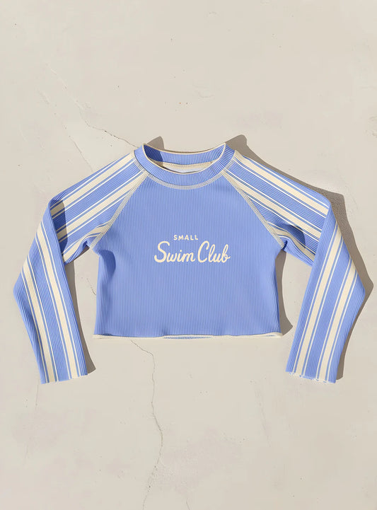 Cropped Blue Rash Shirt