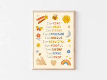 Load image into Gallery viewer, Illustrated Affirmations Print