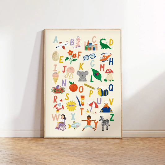A-Z Alphabet Print