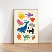 Load image into Gallery viewer, Colours Educational Print