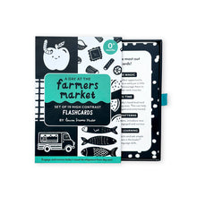 Load image into Gallery viewer, A Day at the Farmer&#39;s Market | High Contrast Flash Cards