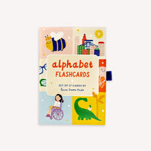 Load image into Gallery viewer, A-Z Illustrated Alphabet Flashcards