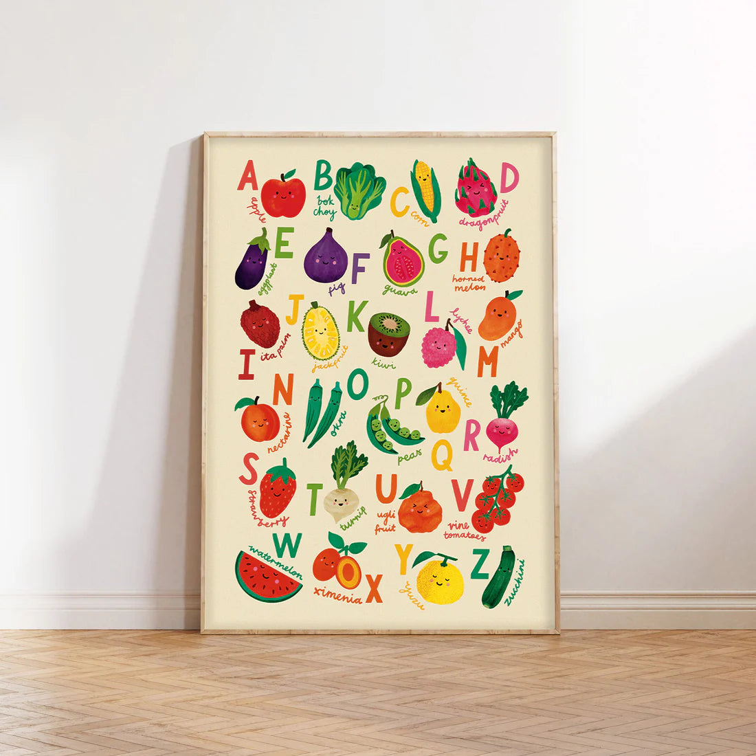 Fruit & Veg A-Z Print