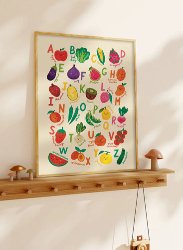 Fruit & Veg A-Z Print