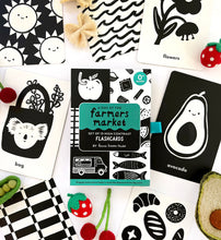 Load image into Gallery viewer, A Day at the Farmer&#39;s Market | High Contrast Flash Cards