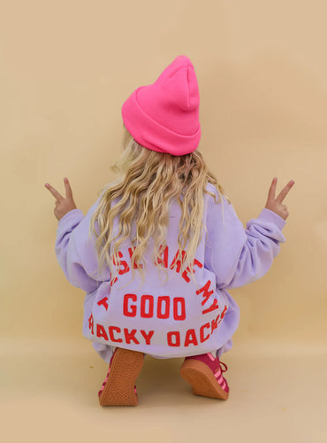 Good Tracky Pullover | Lavender/Red