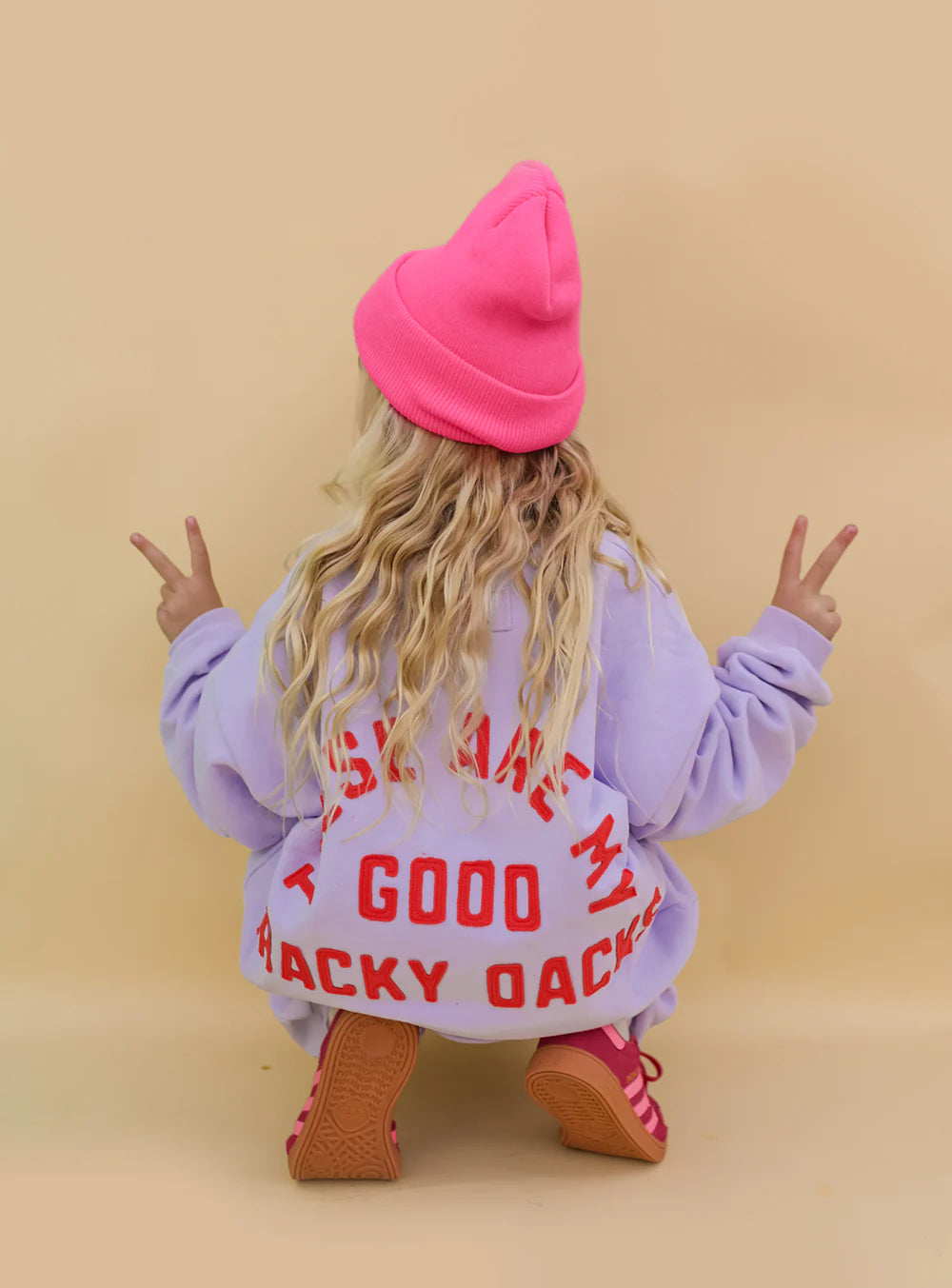 Good Tracky Pullover | Lavender/Red