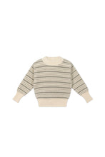 Load image into Gallery viewer, Leon Jumper - Harvest Stripe Moss/Cassava SIZE 6-12M, 2YR, 3YR and 4YR