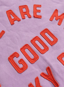 Good Tracky Pullover | Lavender/Red