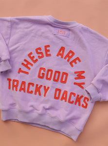 Good Tracky Pullover | Lavender/Red