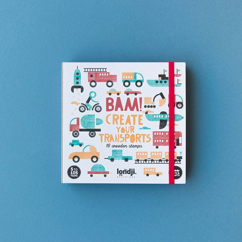 Londji Wooden Stamp Set | Bam! Transports