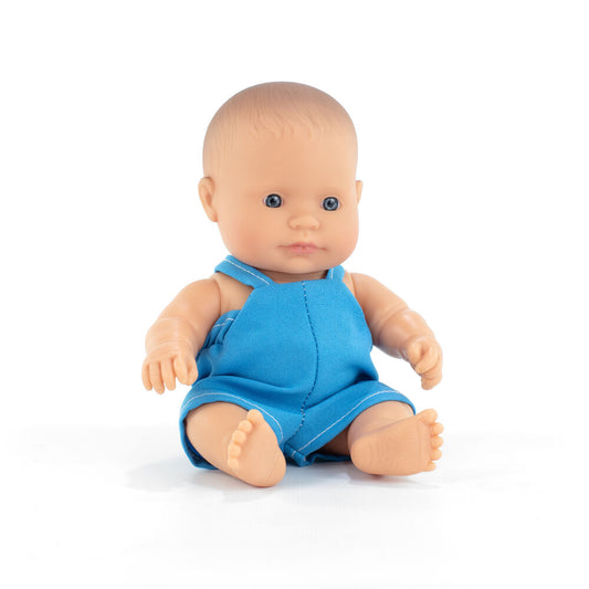 Caucasian Boy Baby Doll - 21cm