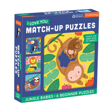 Load image into Gallery viewer, I Love You Match up Puzzle | Jungle Baby