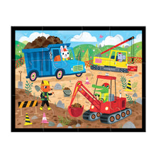 Load image into Gallery viewer, 12pc Puzzle Pouch | Construction Site
