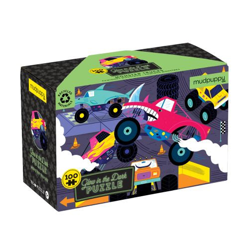 100pc Glow Puzzle | Monster Trucks