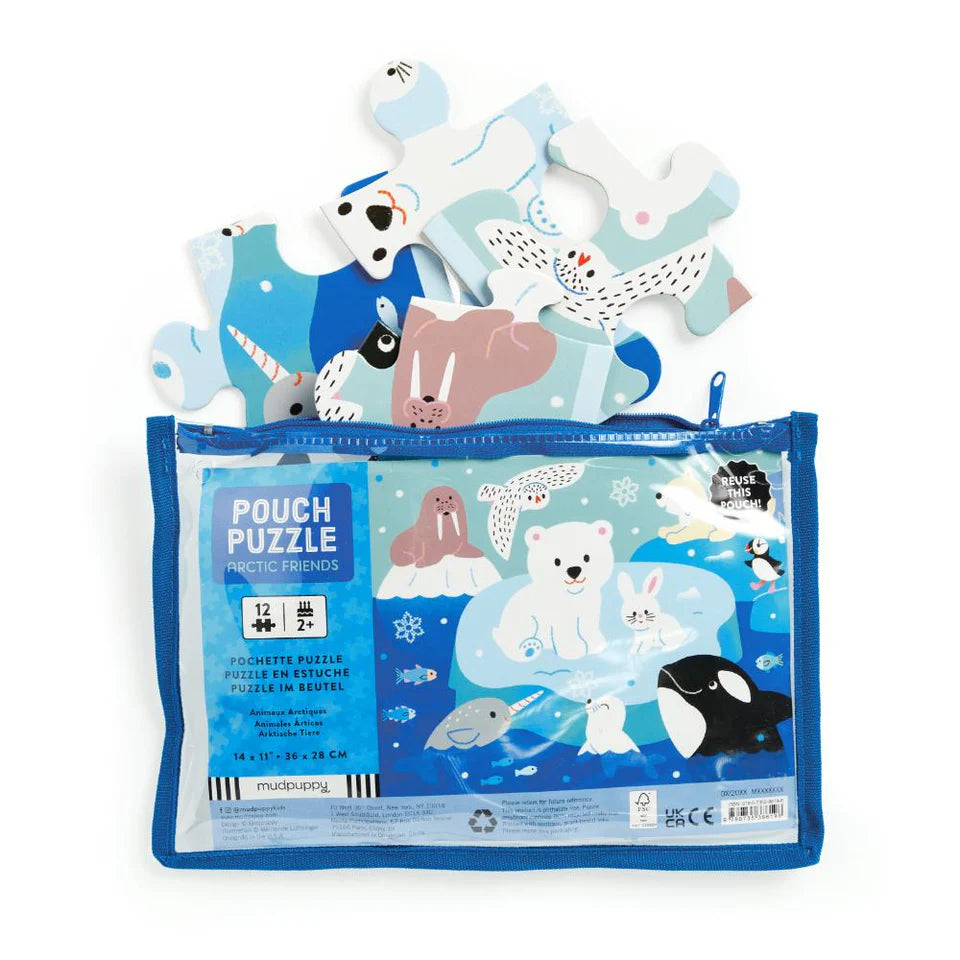 12pc Puzzle Pouch | Arctic Friends