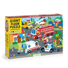 Load image into Gallery viewer, 48Pc Giant Floor Puzzle | Rescue Vehicles