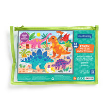 Load image into Gallery viewer, 12pc Puzzle Pouch | Mighty Dinosaurs