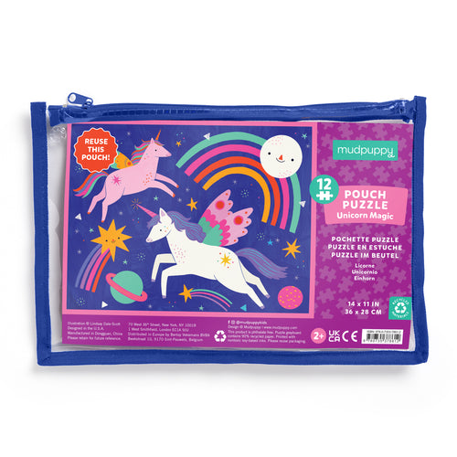 12pc Puzzle Pouch | Unicorn Magic