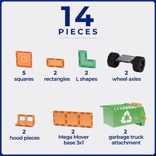 Load image into Gallery viewer, TileTek - 14 Piece Mega Recycling Truck