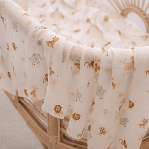Welcome Party Organic Muslin Wrap Swaddle