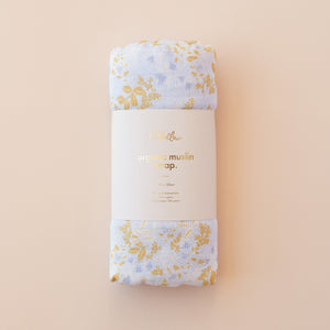 Delphinium Organic Muslin Wrap Swaddle