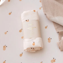 Load image into Gallery viewer, Golden Pears Organic Muslin Wrap Swaddle