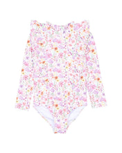 Load image into Gallery viewer, Nadia Print LS Sunsuit SIZE 3YR