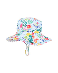 Addison Print Sunhat with Quick Release Neck Tie