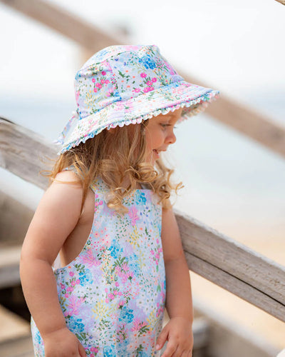 Lula Print Sunhat with Quick Release Neck Tie