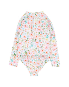 Eliana Print LS Sunsuit 3-10YRS