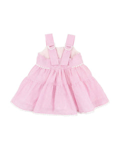 Pink Stripe Print Sundress